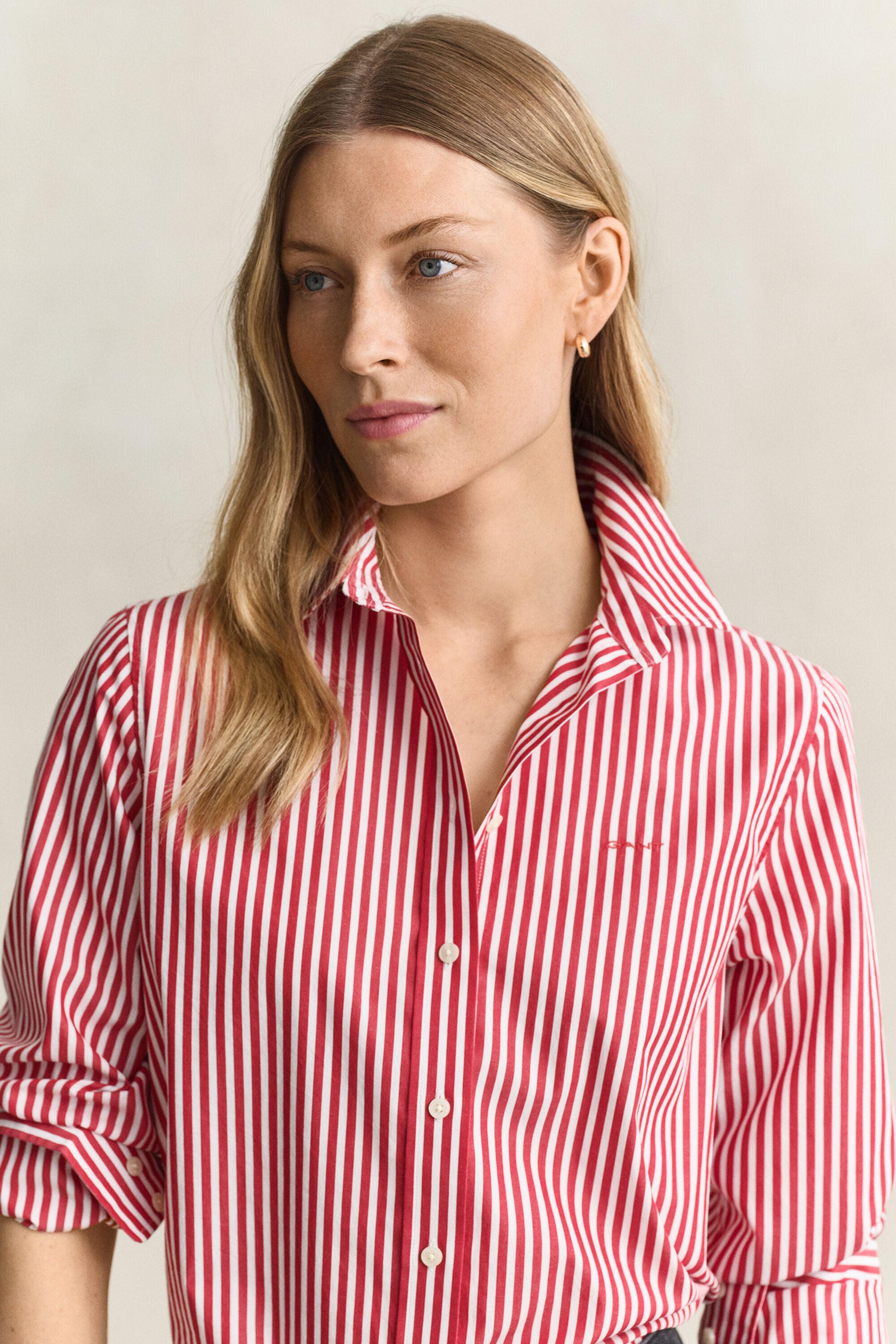 Camicia in popeline a righe Classic regular