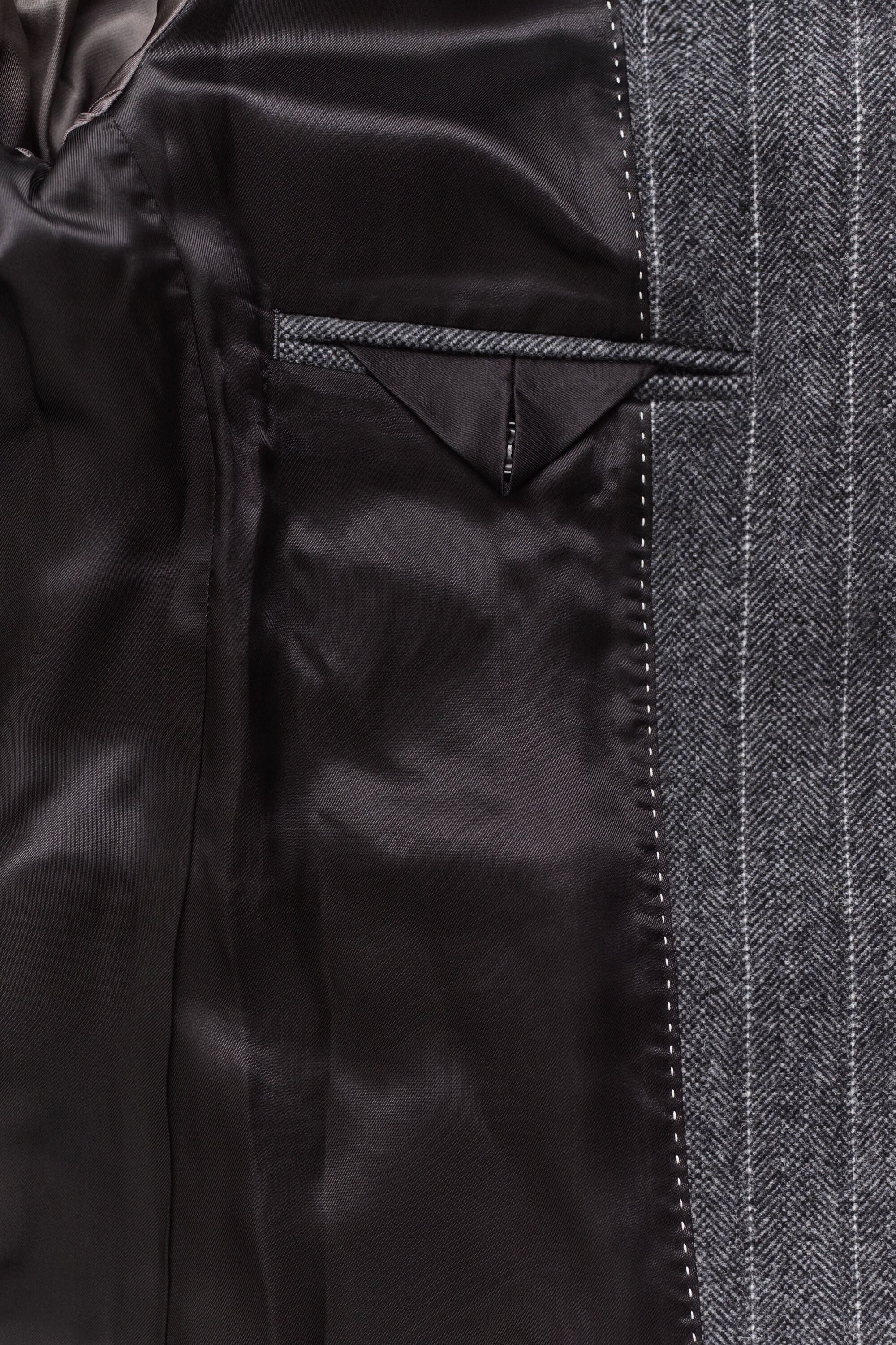 Pinstriped Hourglass Blazer