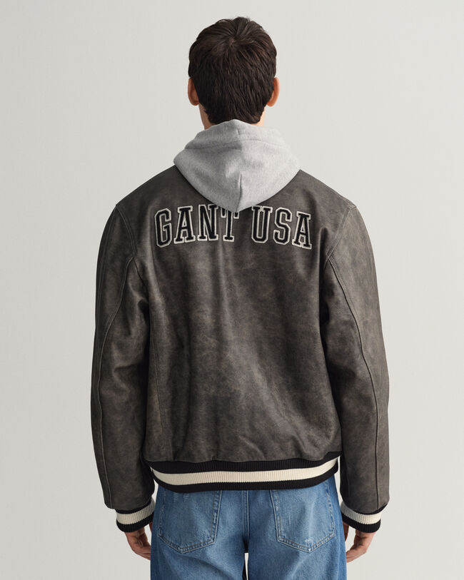 GANT Varsity Jacket aus Leder