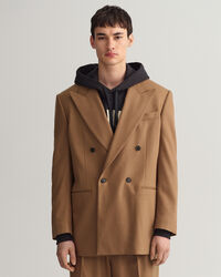 Oversized Flanell-Anzugsakko