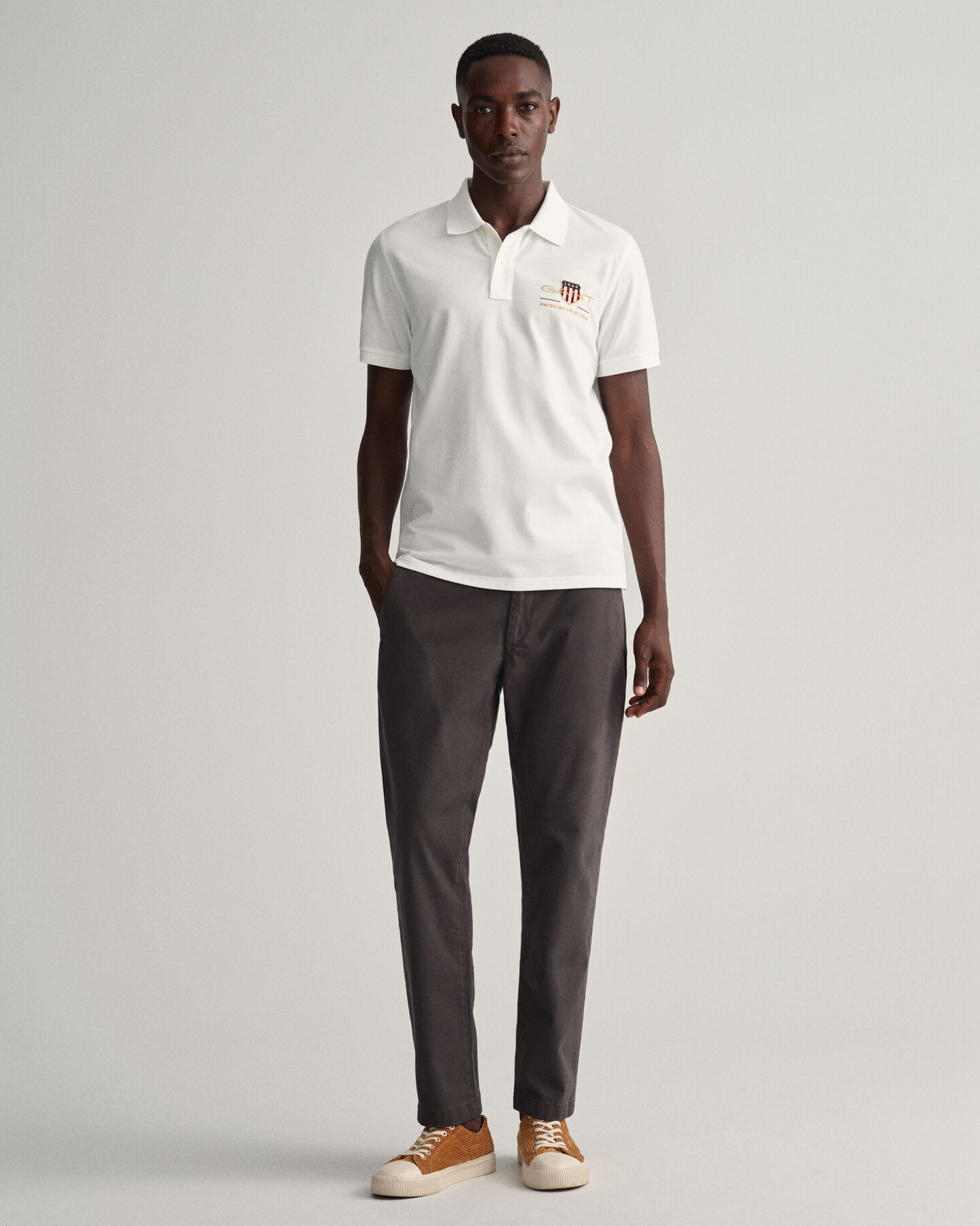 Hallden Slim Fit Comfort Super Chinohose