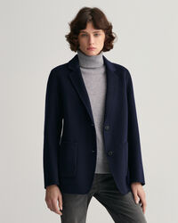 Handgenähter Blazer in gerader Form