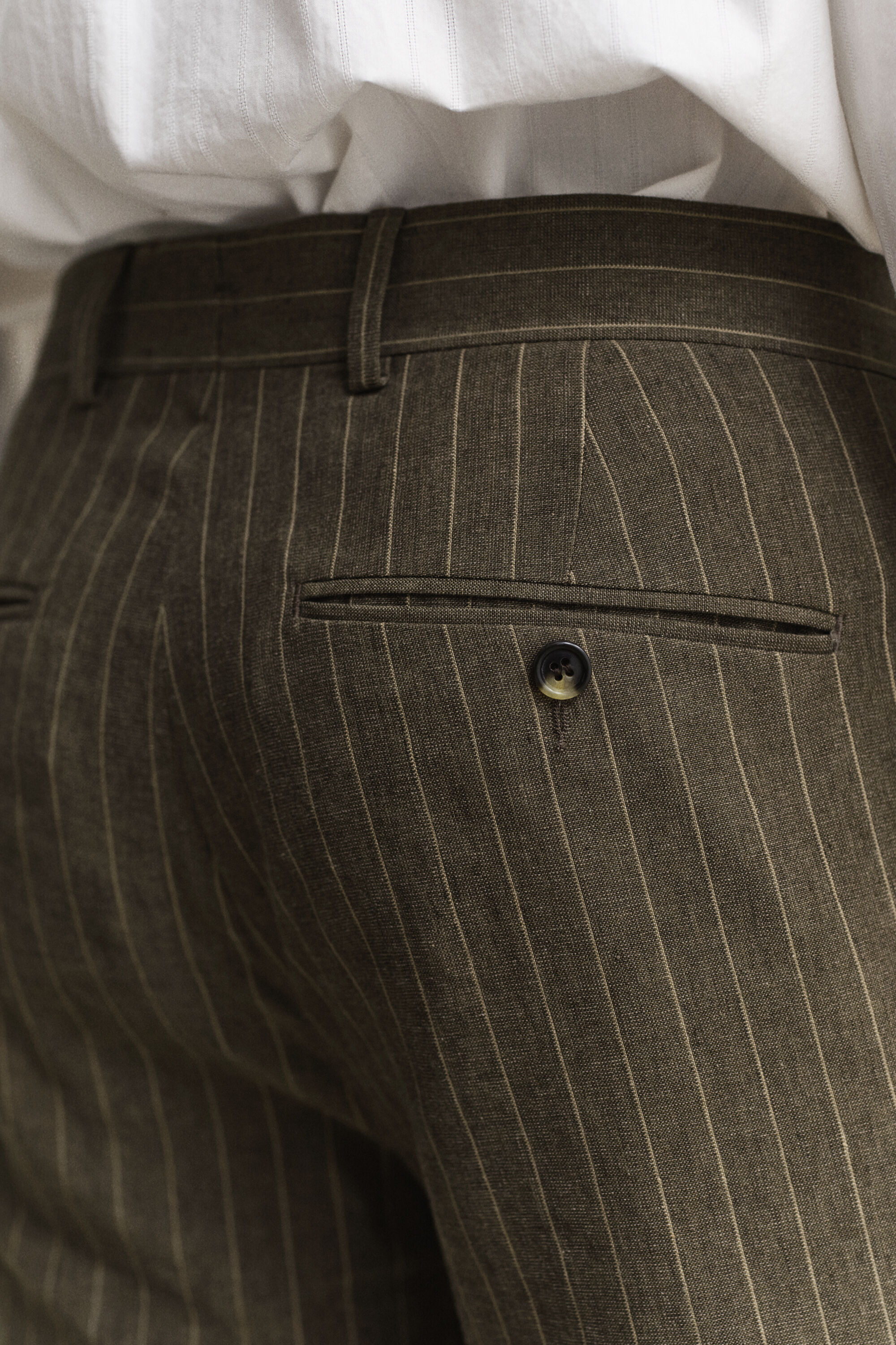 Anzughose mit Nadelstreifen