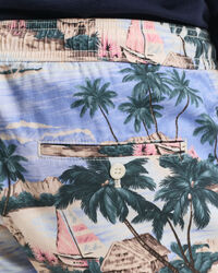 Regular Fit Kordelzug-Shorts mit Streifen