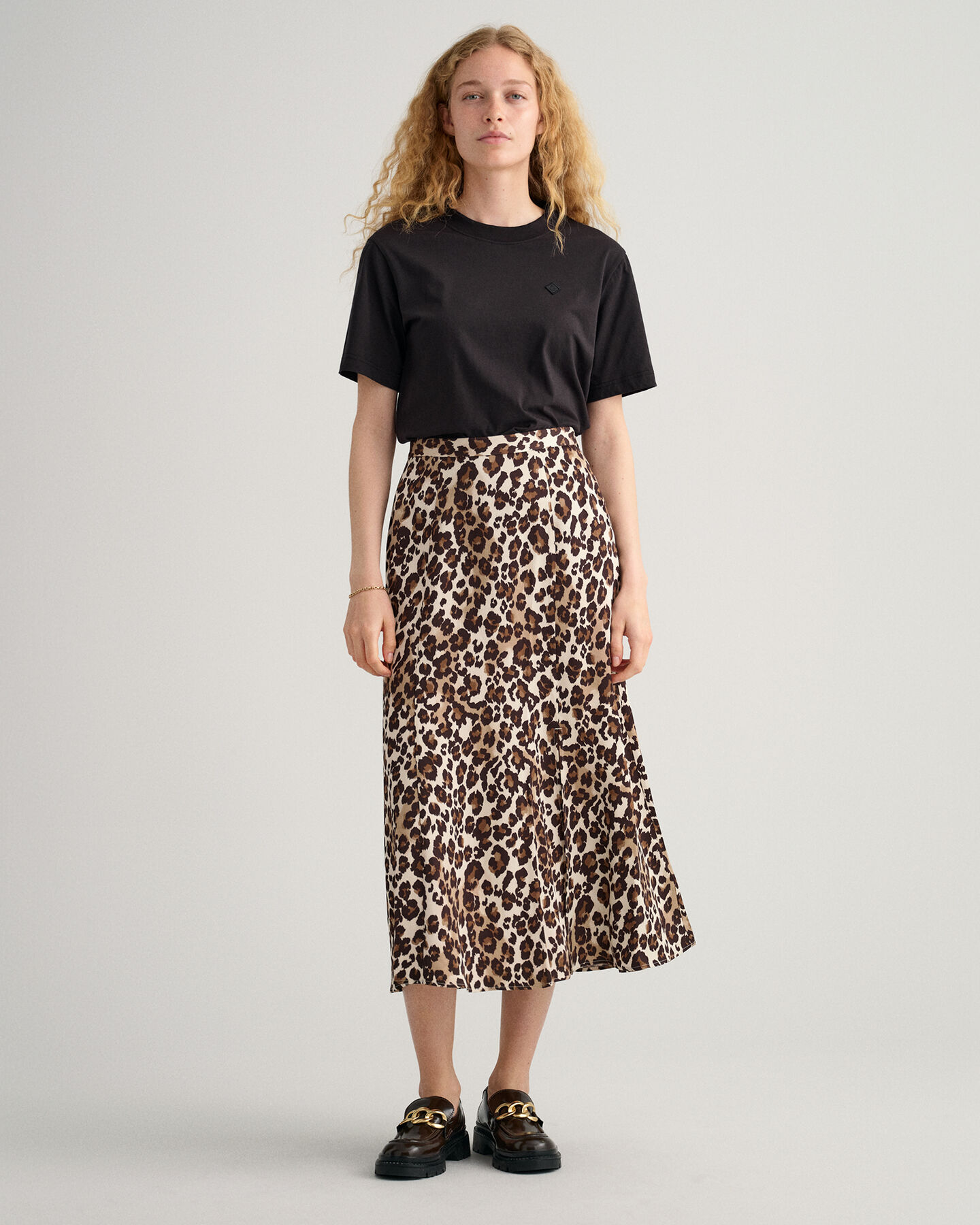 Rock mit Leoparden-Print