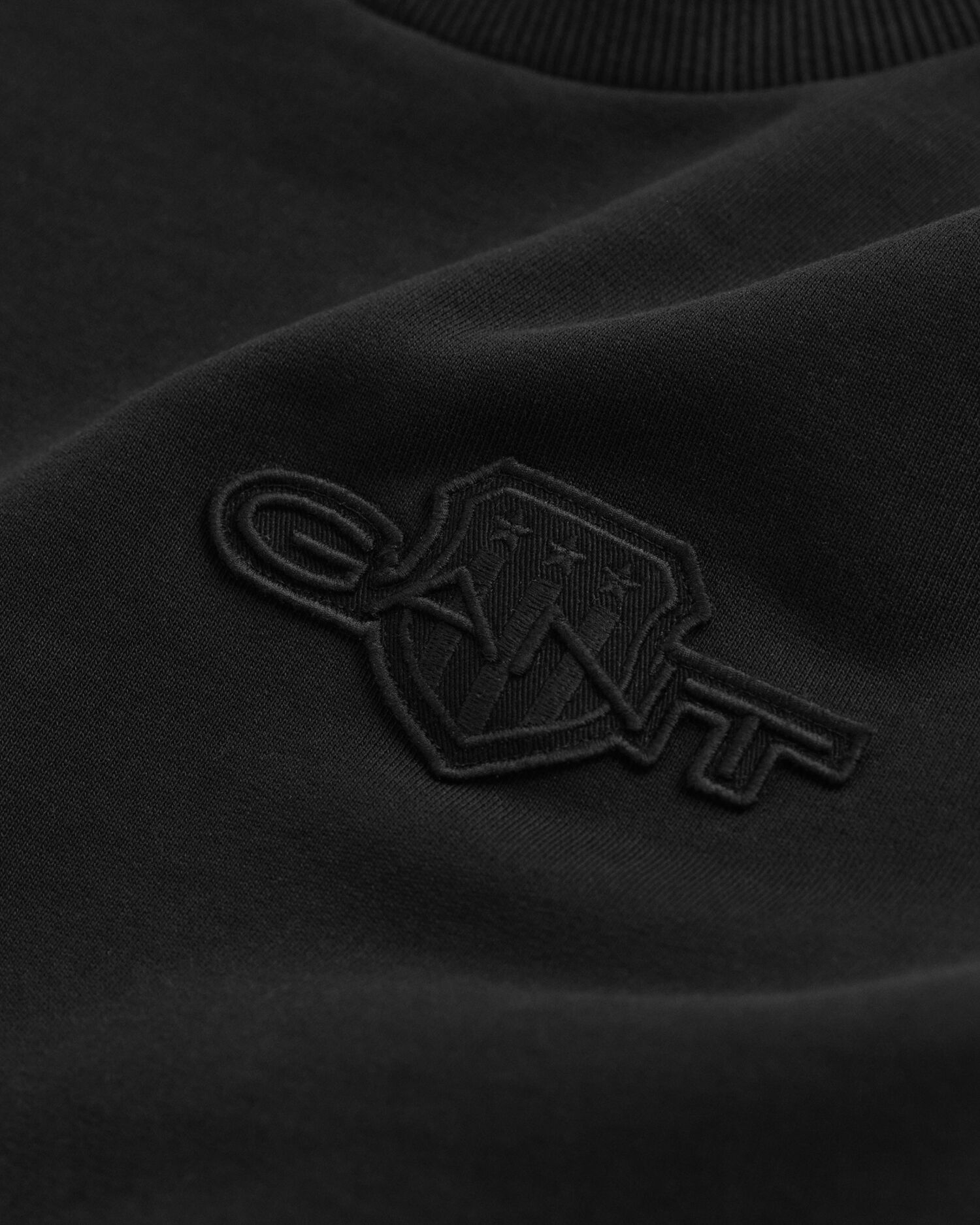 Tonal Shield Crew Neck Sweatshirt