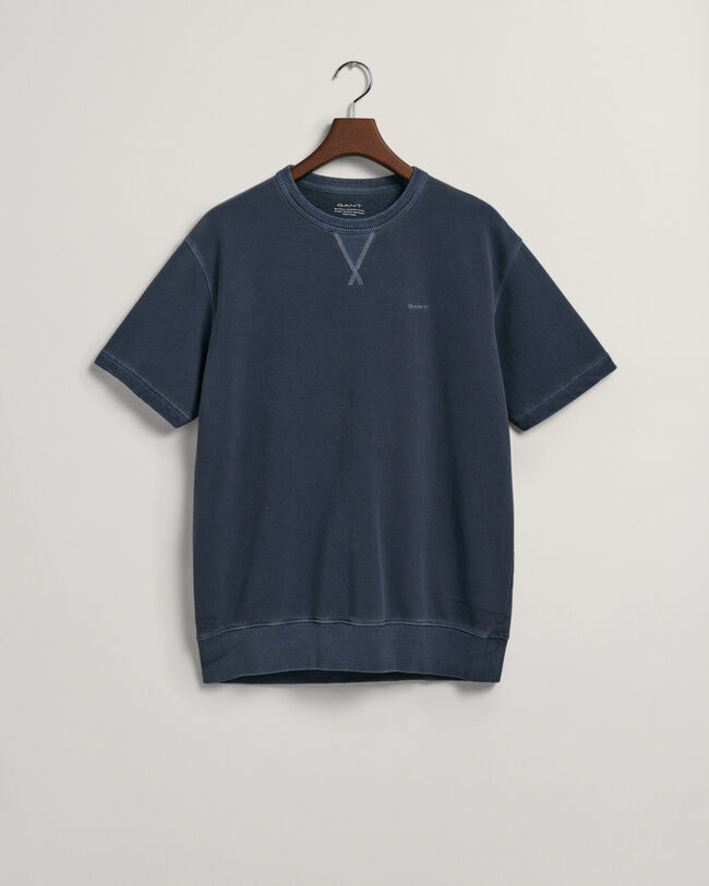 Sunfaded Kurzarm-Sweatshirt