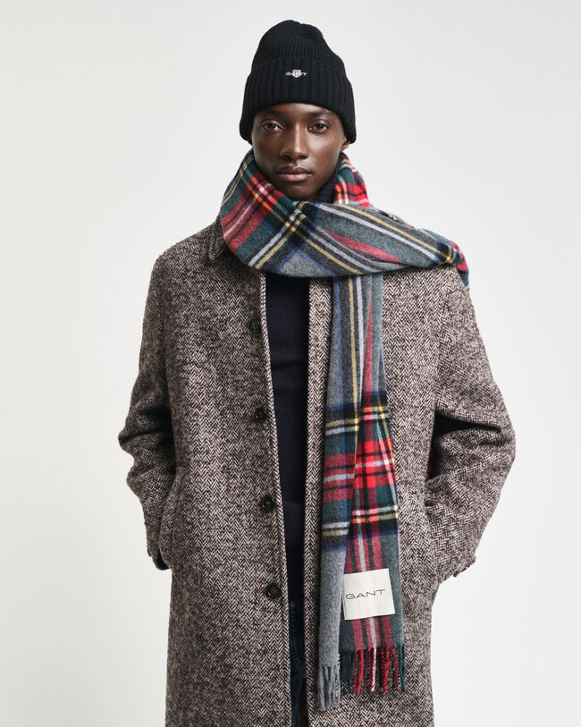 Tartan Schal mit Kaschmiranteil