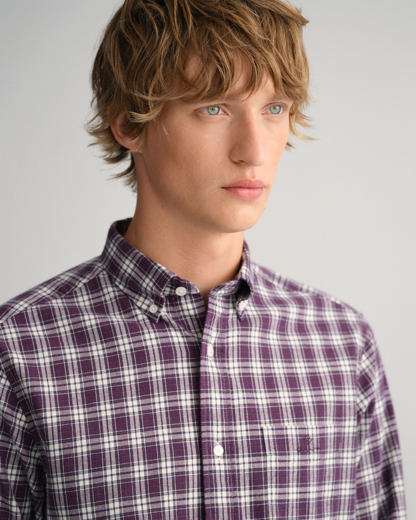 Regular Fit Flanell Karohemd