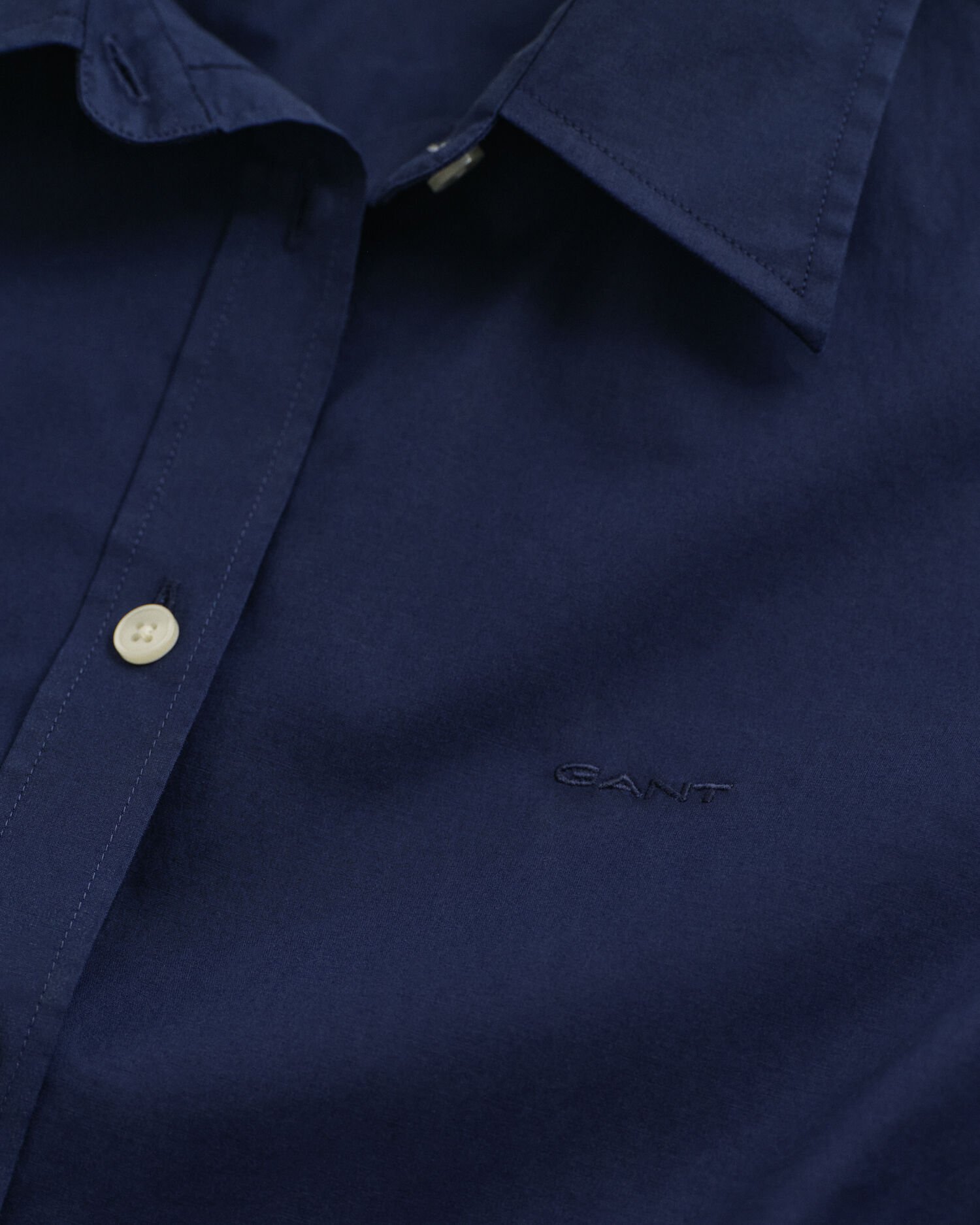 Slim Fit Popeline Bluse