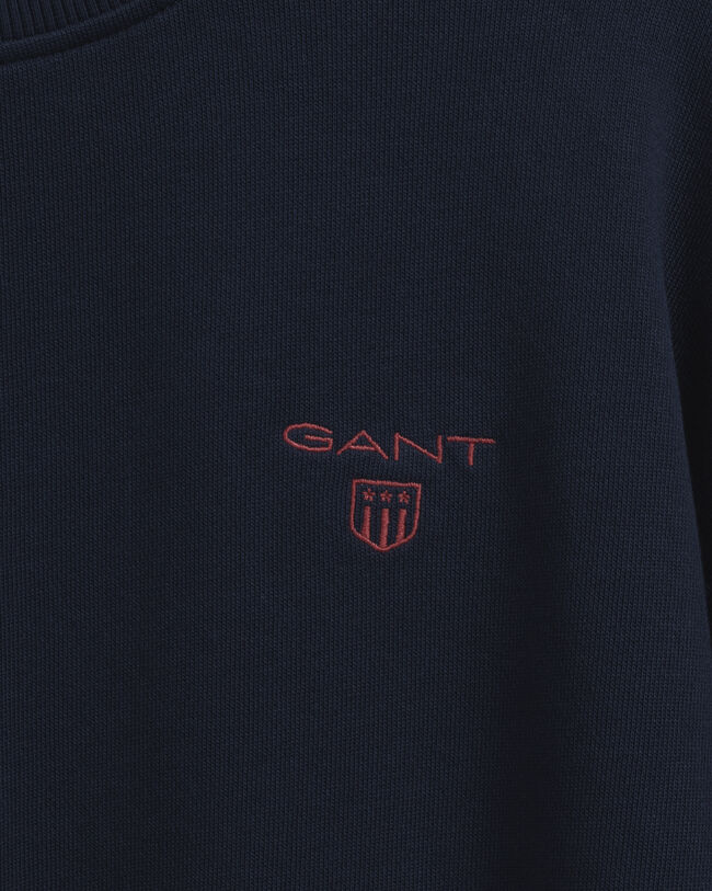 Teen Boys Kontrast Shield Rundhals-Sweatshirt