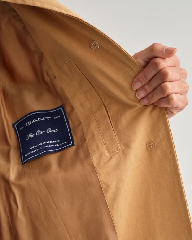 Kurzmantel aus Baumwollmischung