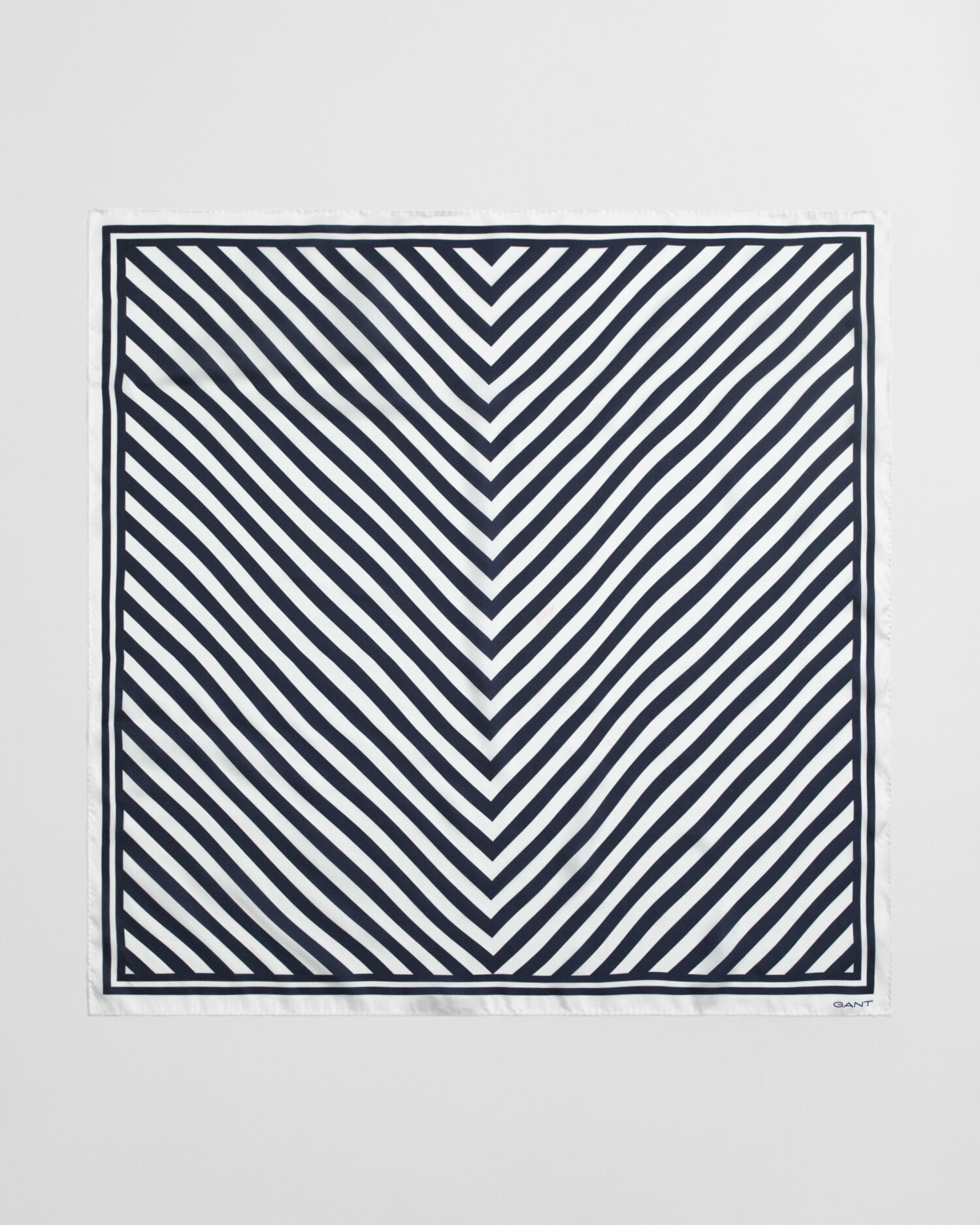 Chevron Seidenschal mit Print