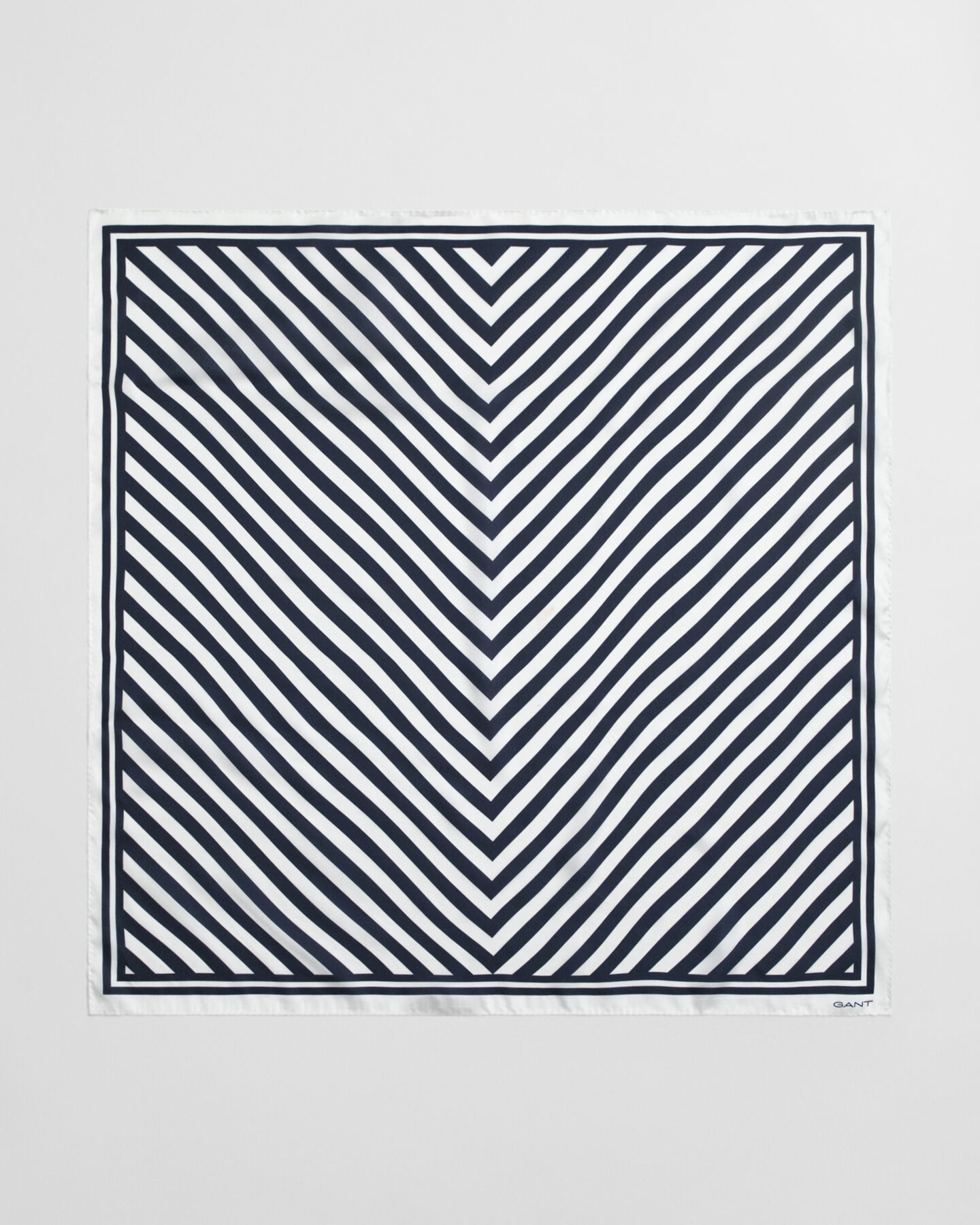 Chevron Seidenschal mit Print