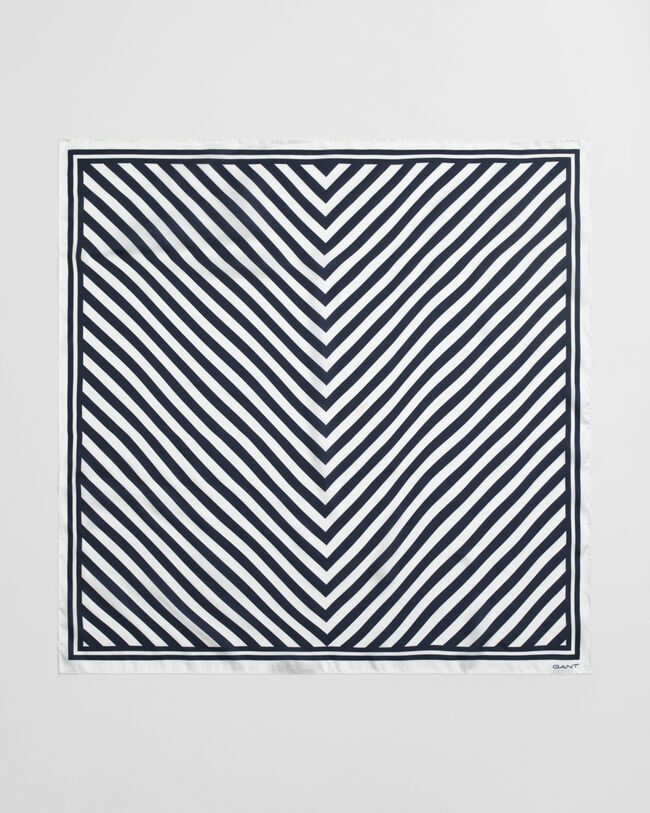 Chevron Seidenschal mit Print