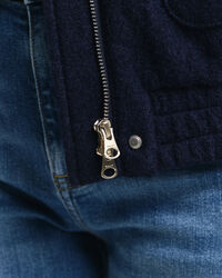 Harrington Jacke aus Wolle