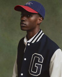 Leather Mix Varsity Jacket