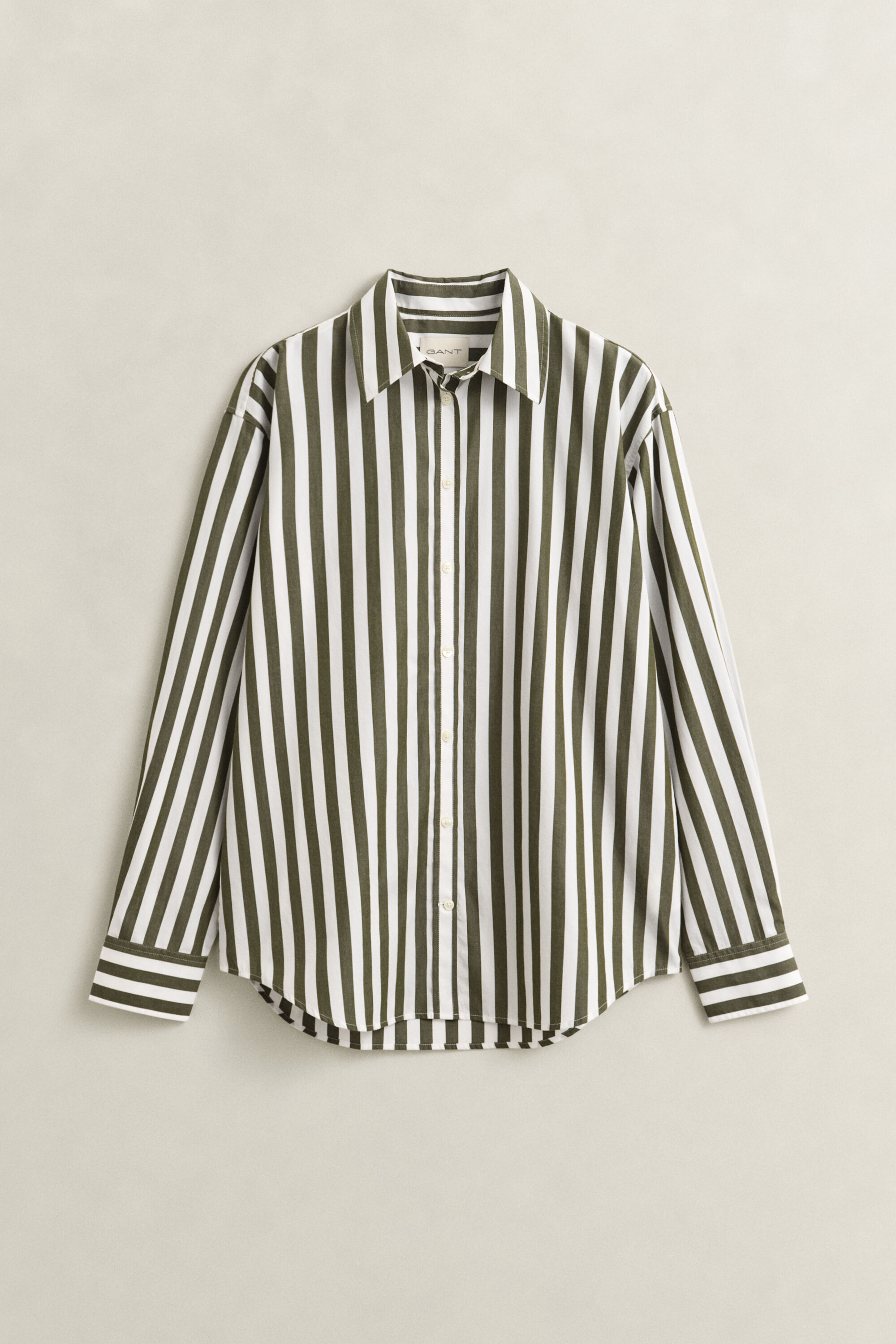 Camicia in popeline a righe relaxed