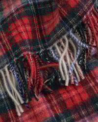 Tartan Schal mit Kaschmiranteil