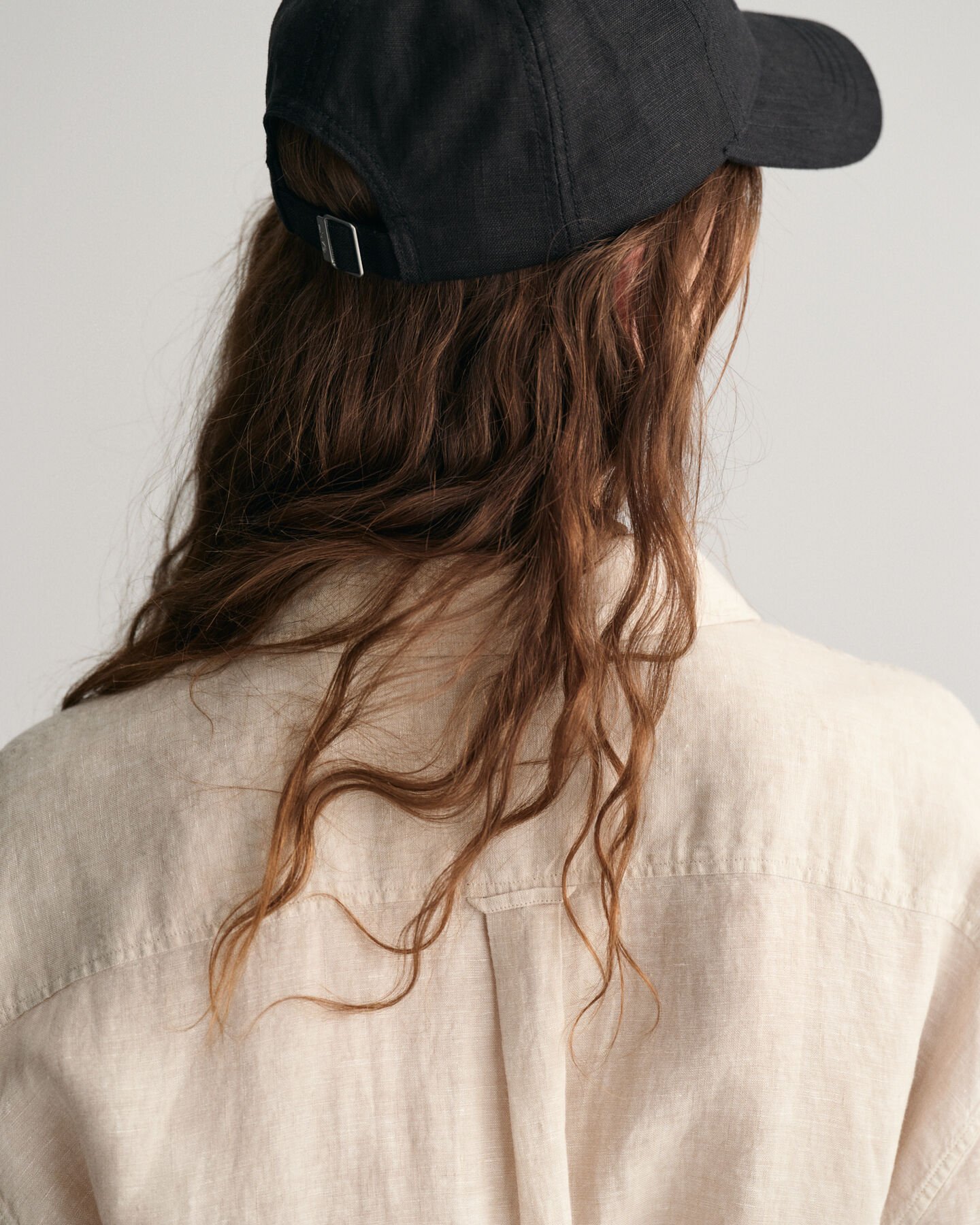 Kurzarm Hemdblusenkleid aus Leinen