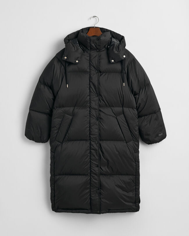 Langer Daunenmantel
