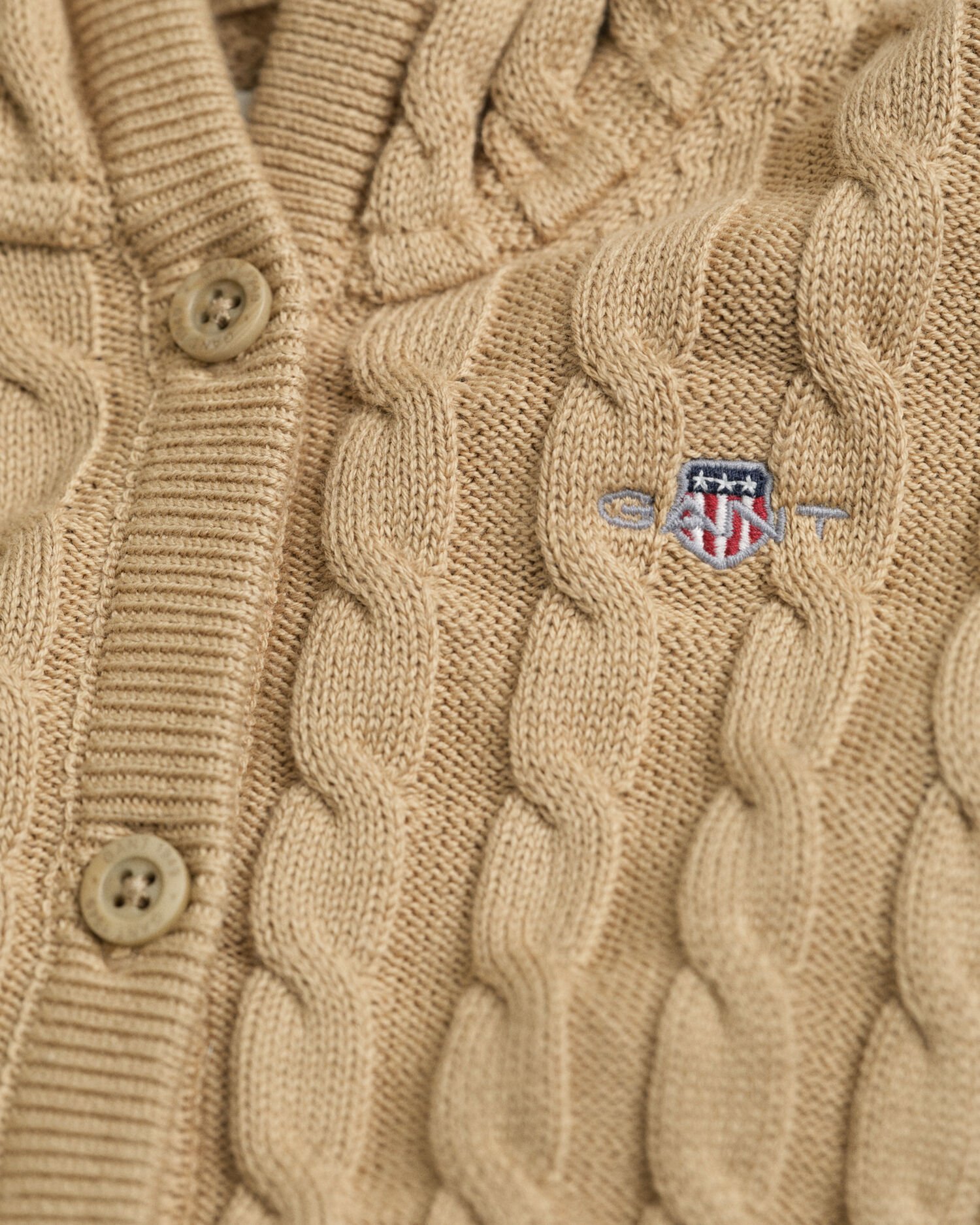 Baby Cotton Cable Knit Cardigan