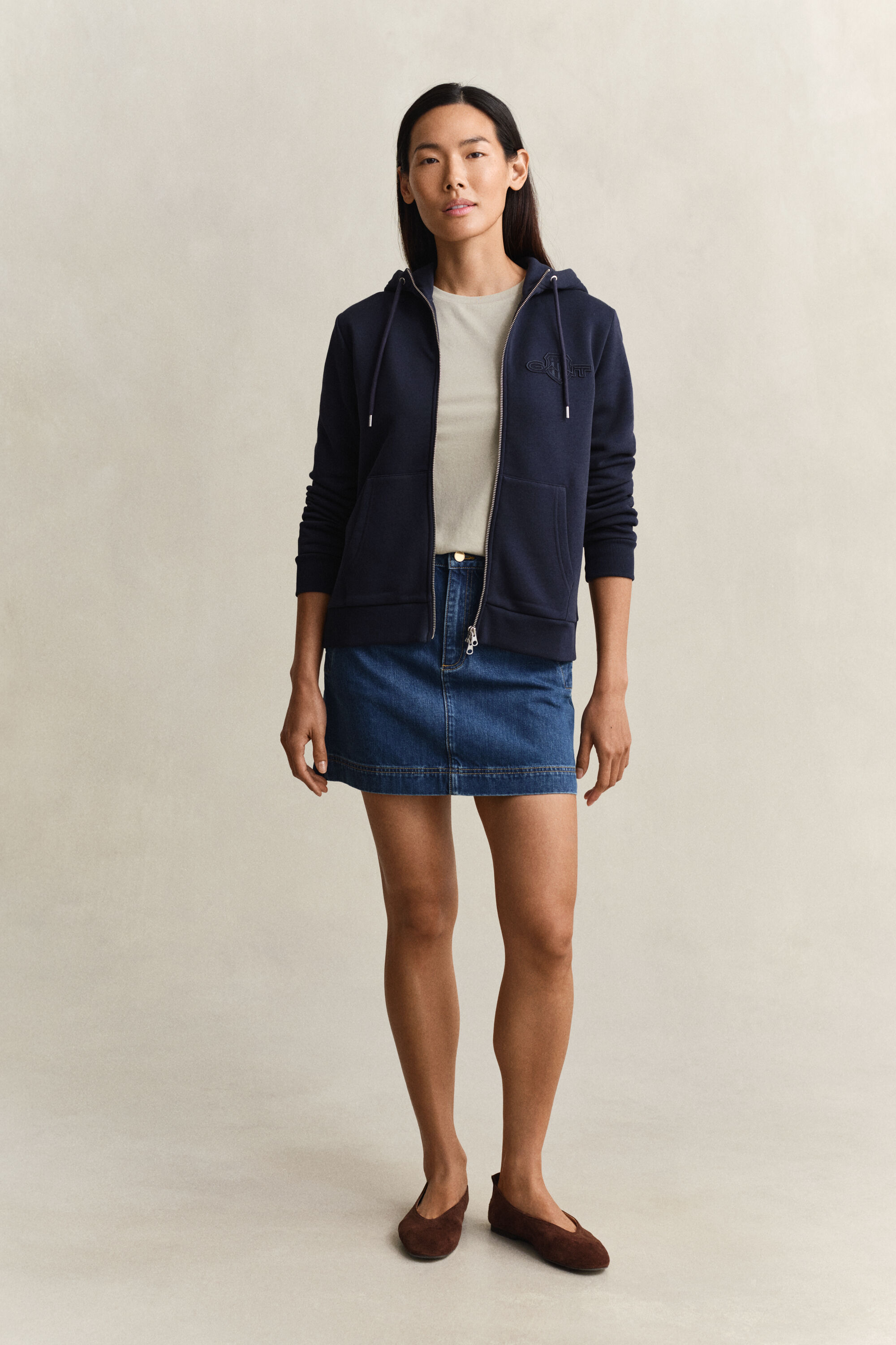 Tonal Shield Sweatjacke