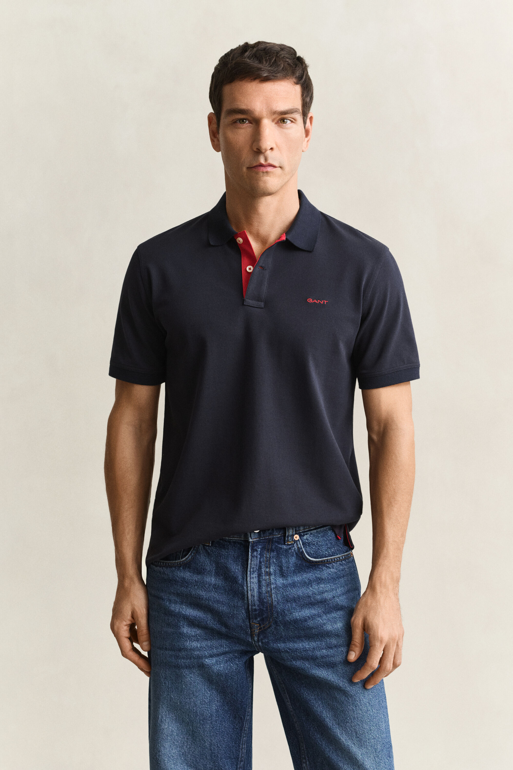 Kontrast Piqué Poloshirt