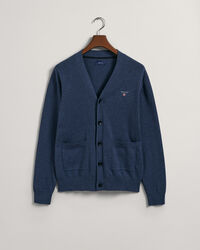 Classic V-Neck Strickjacke aus Baumwolle