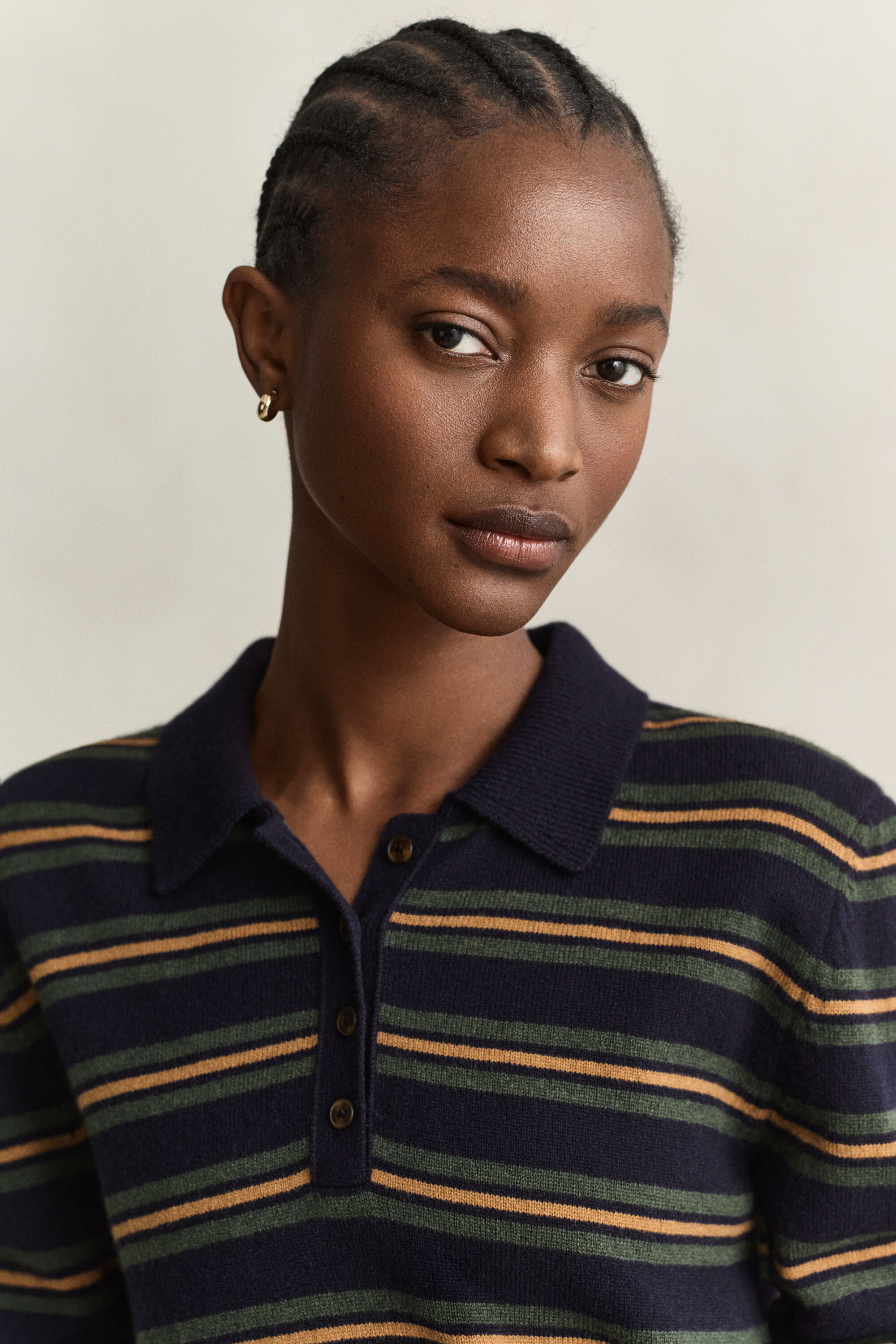 Striped Superfine Lambswool Rugger