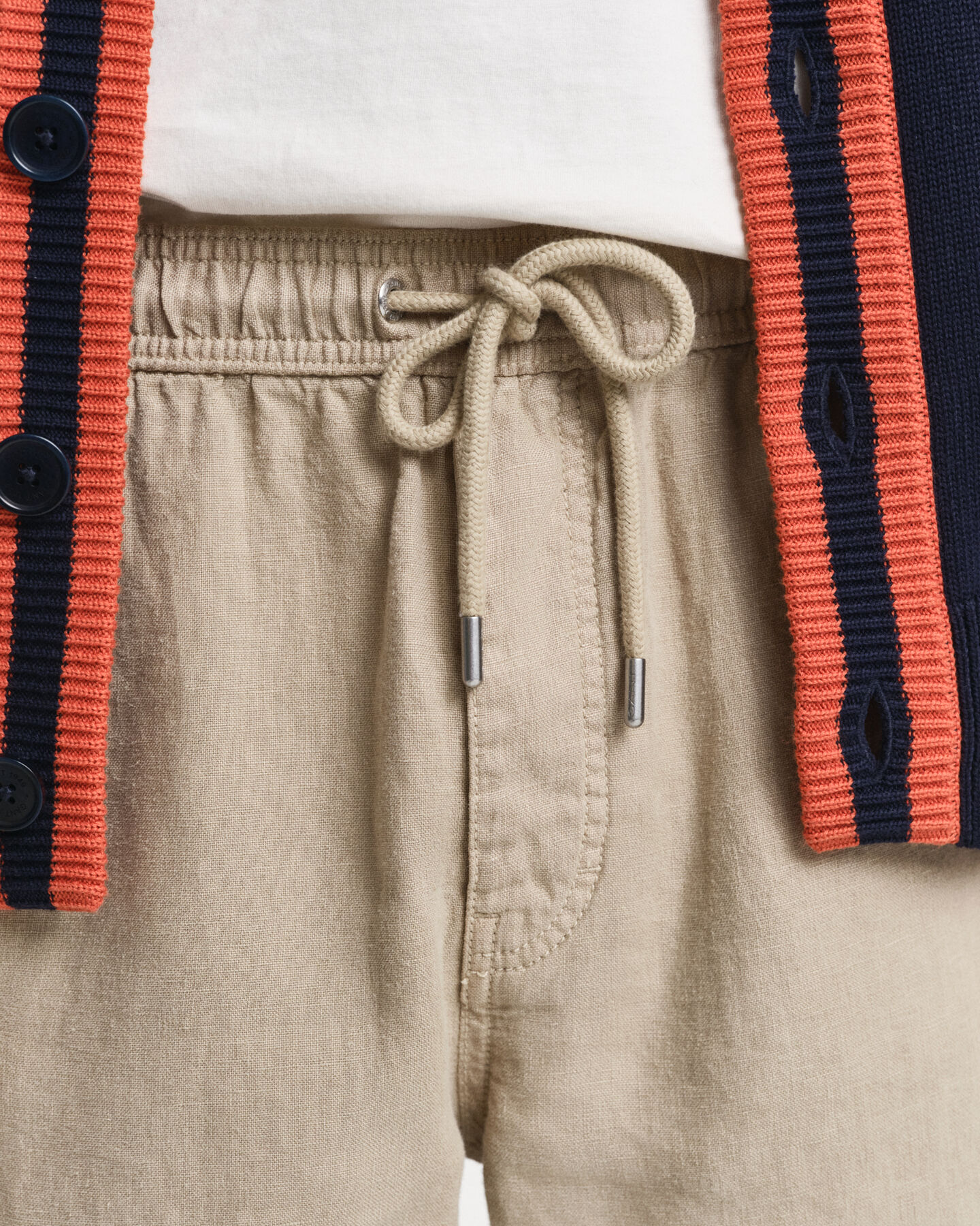 Regular Fit Cargoshorts aus Leinen