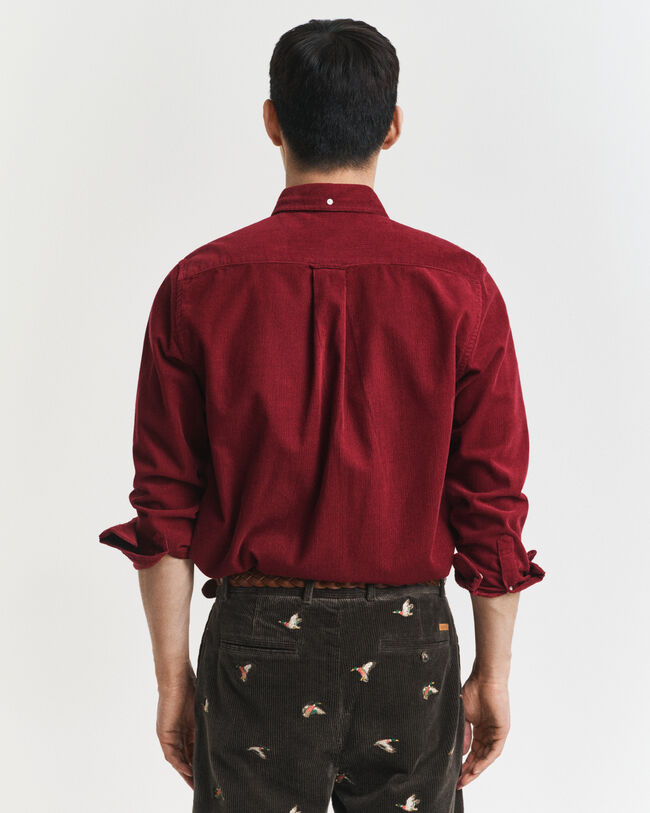 Regular Fit Cordhemd