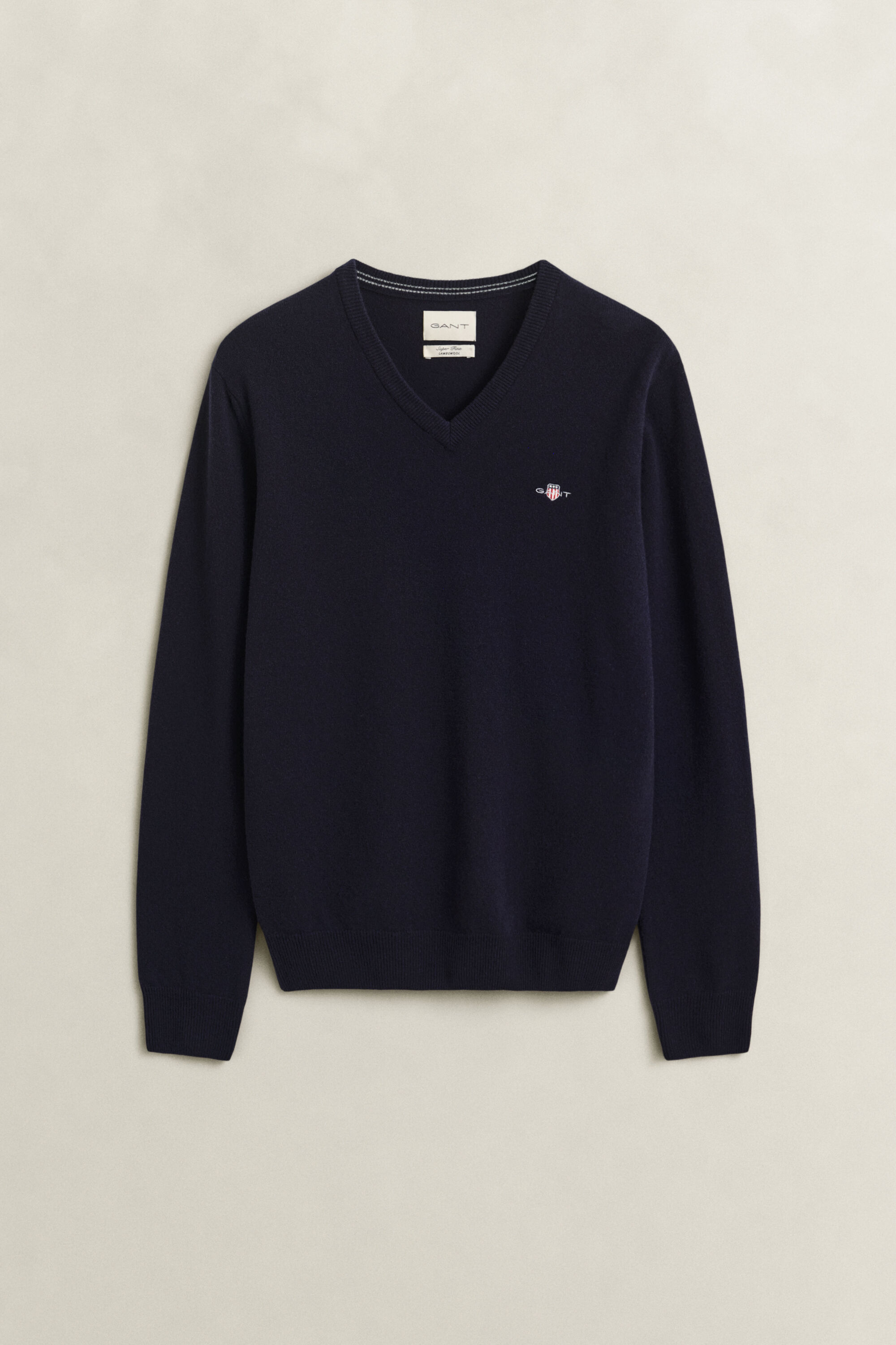 V-Neck Pullover aus Lambswool