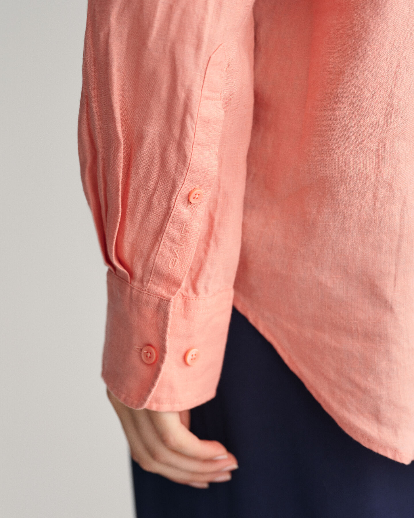 Relaxed Fit Leinen Bluse