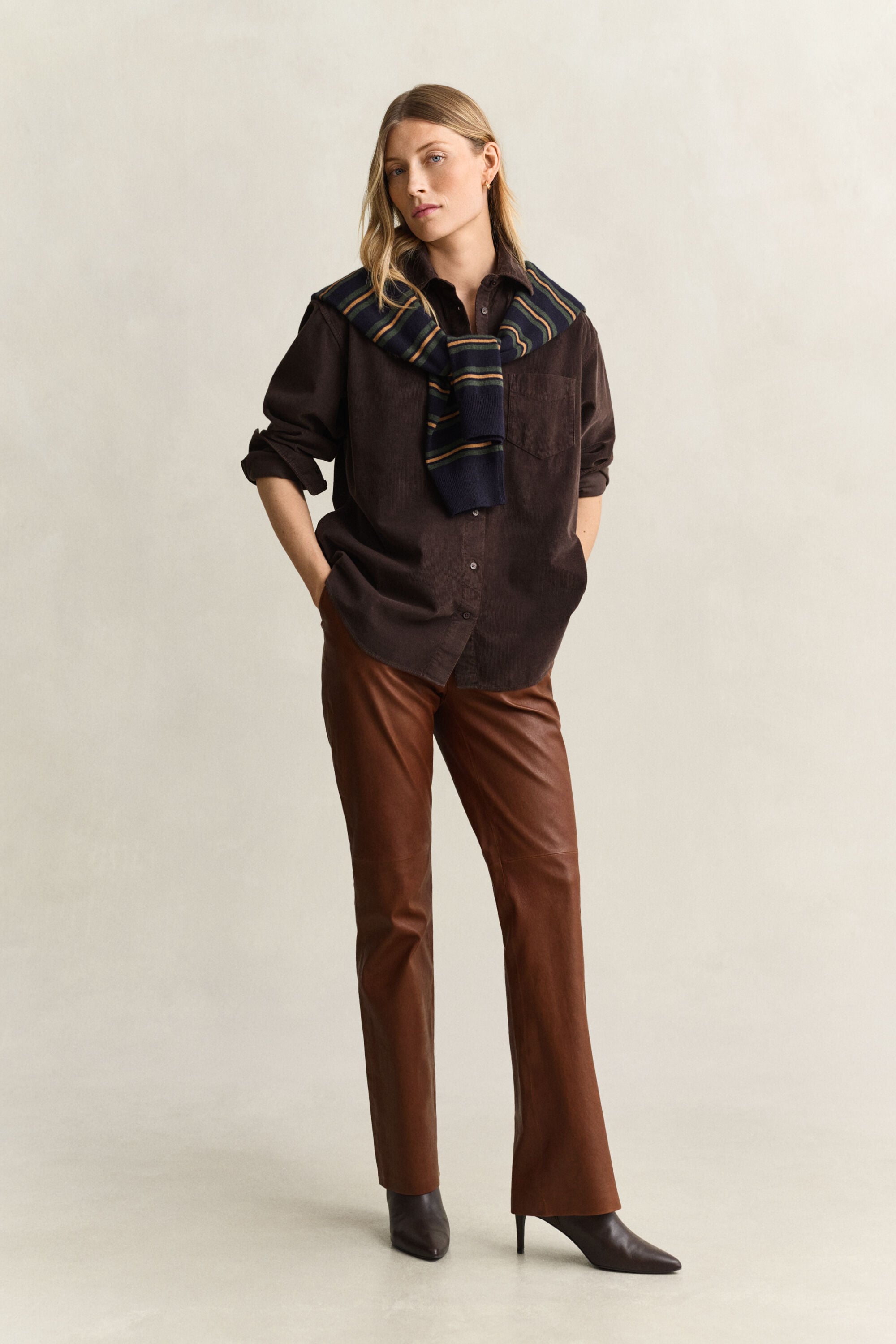 Camicia in velluto a coste relaxed