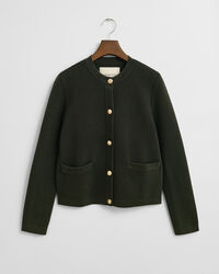 Kontrast Strickjacke