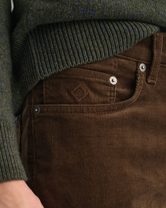 Hayes Slim Fit Cord-Jeans