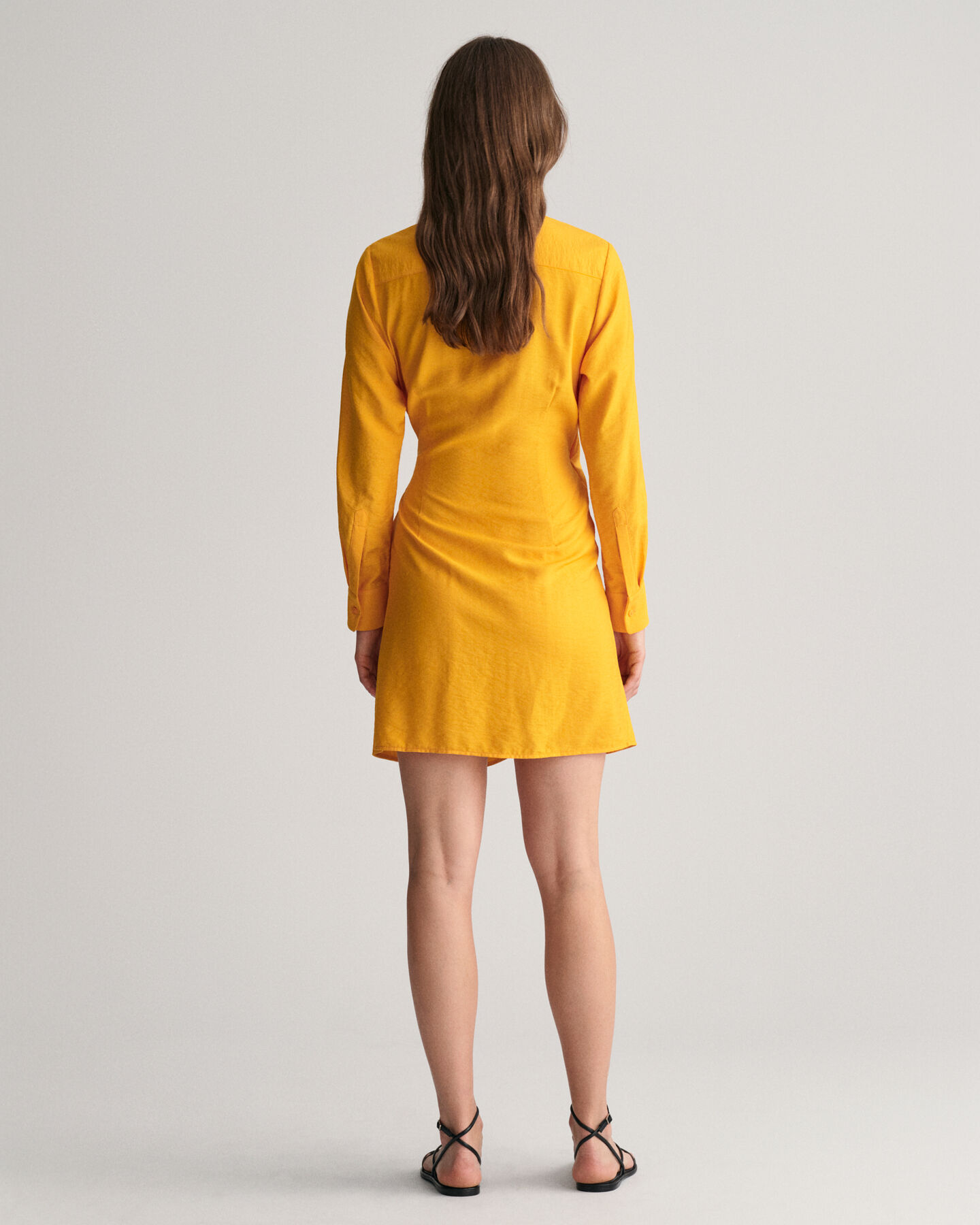 Hemdblusenkleid im Wickeldesign