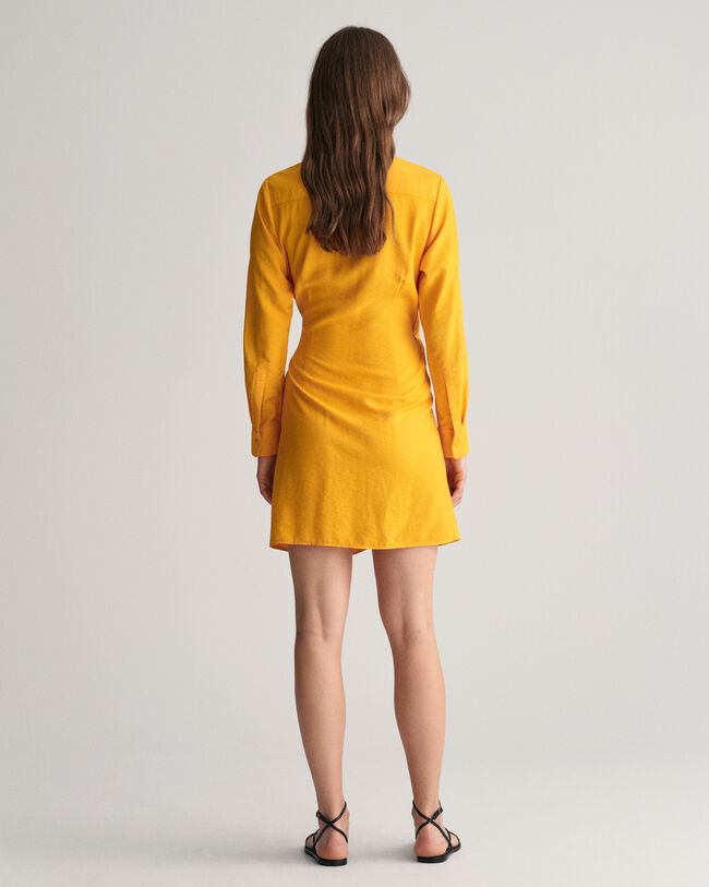 Hemdblusenkleid im Wickeldesign