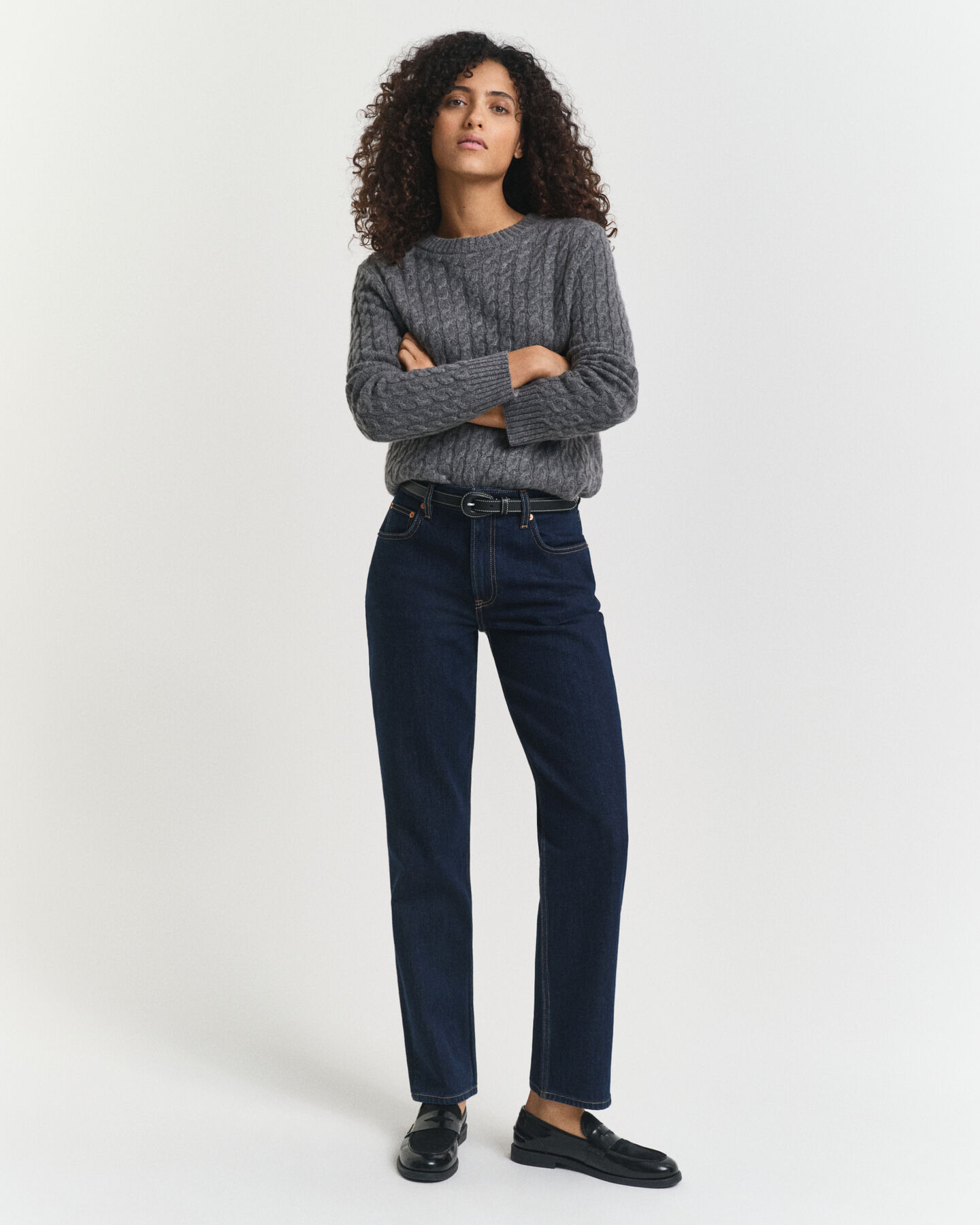 Stretch-Jeans mit geradem Bein