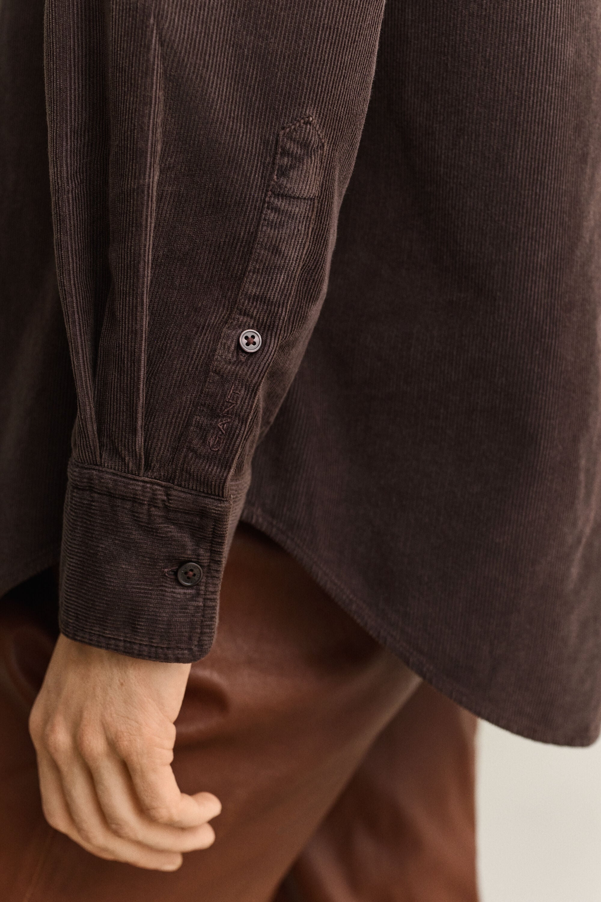 Camicia in velluto a coste relaxed