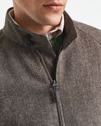 Harrington Jacke aus Wollgemisch