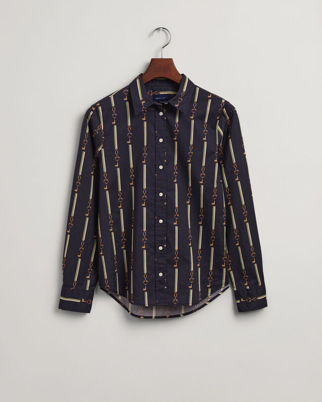 Regular Fit American Luxe Bluse aus Baumwoll-Voile