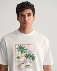 Hawaiian Print T-Shirt