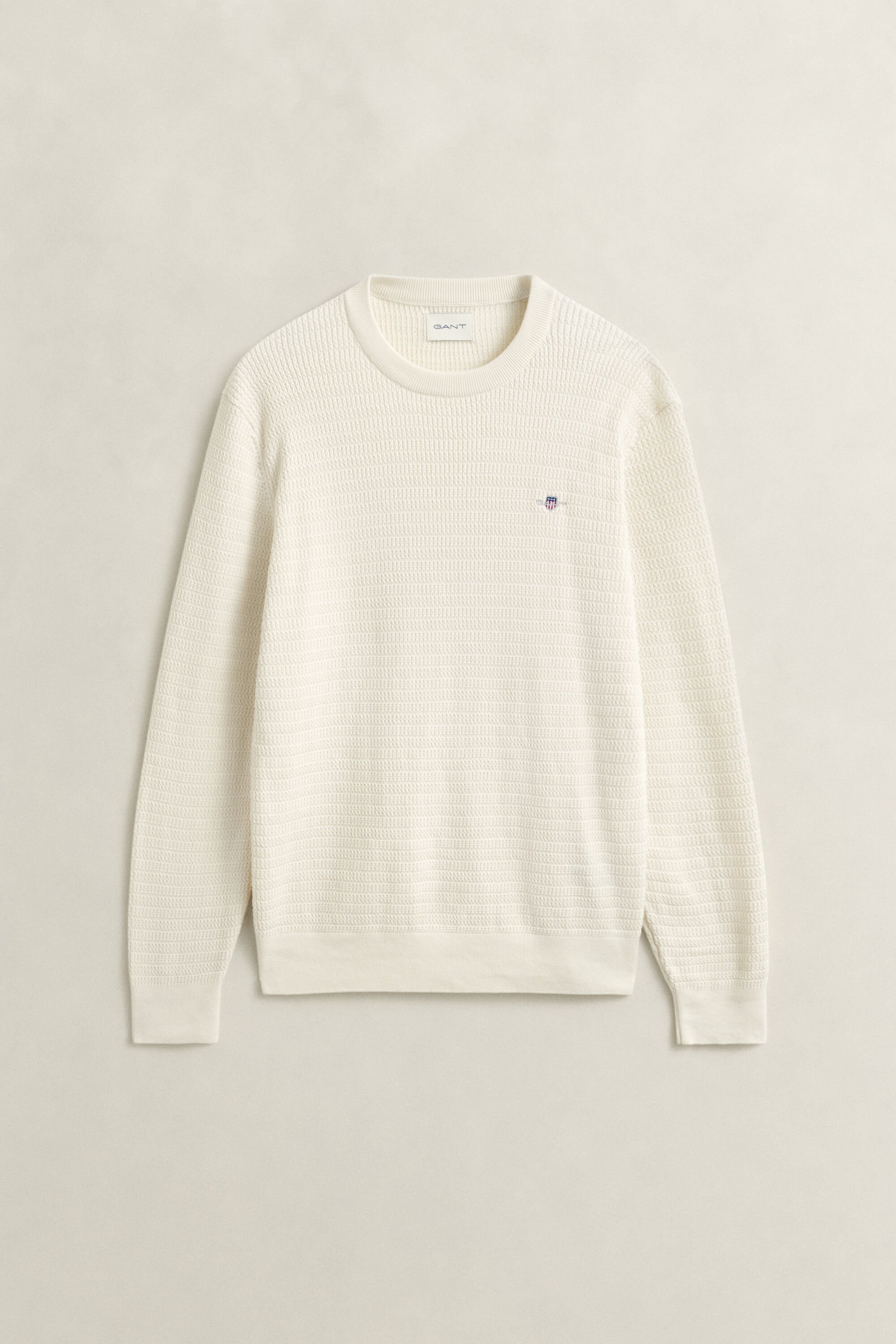 Mini Cable Knit Crew Neck Sweater