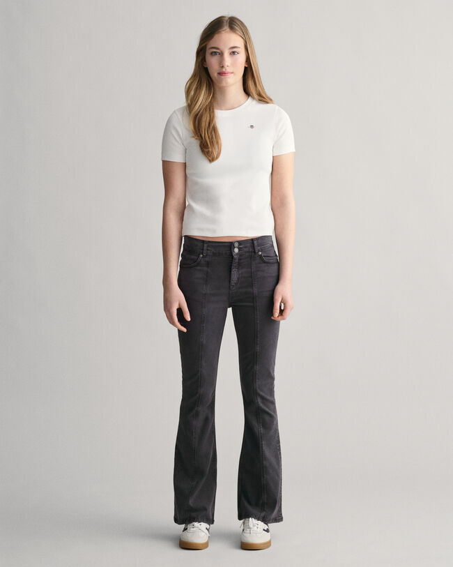 Teen Girls Bootcut-Hose mit Stretch und niedriger Leibh&ouml;he