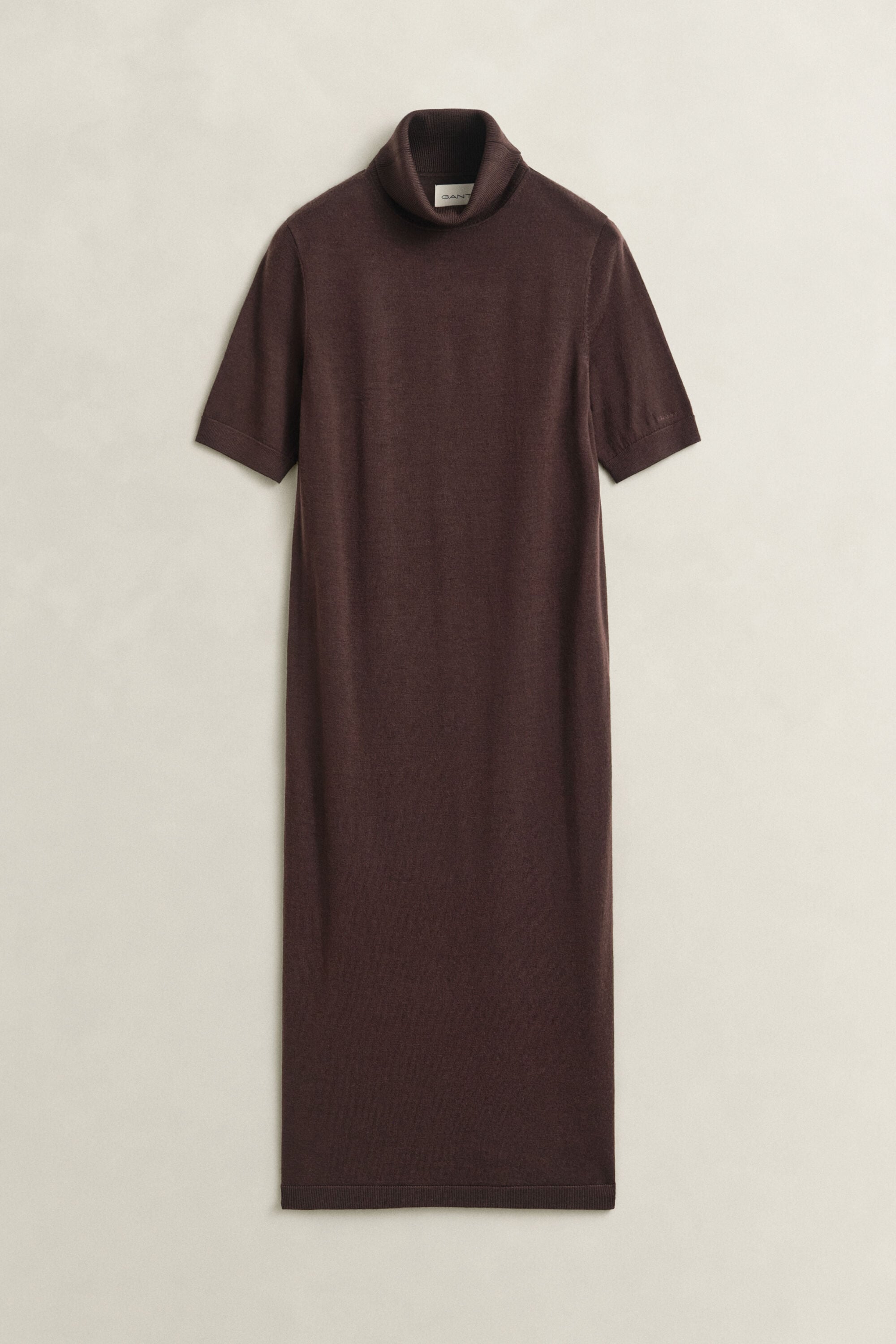 Rollkragenkleid aus Merinowolle