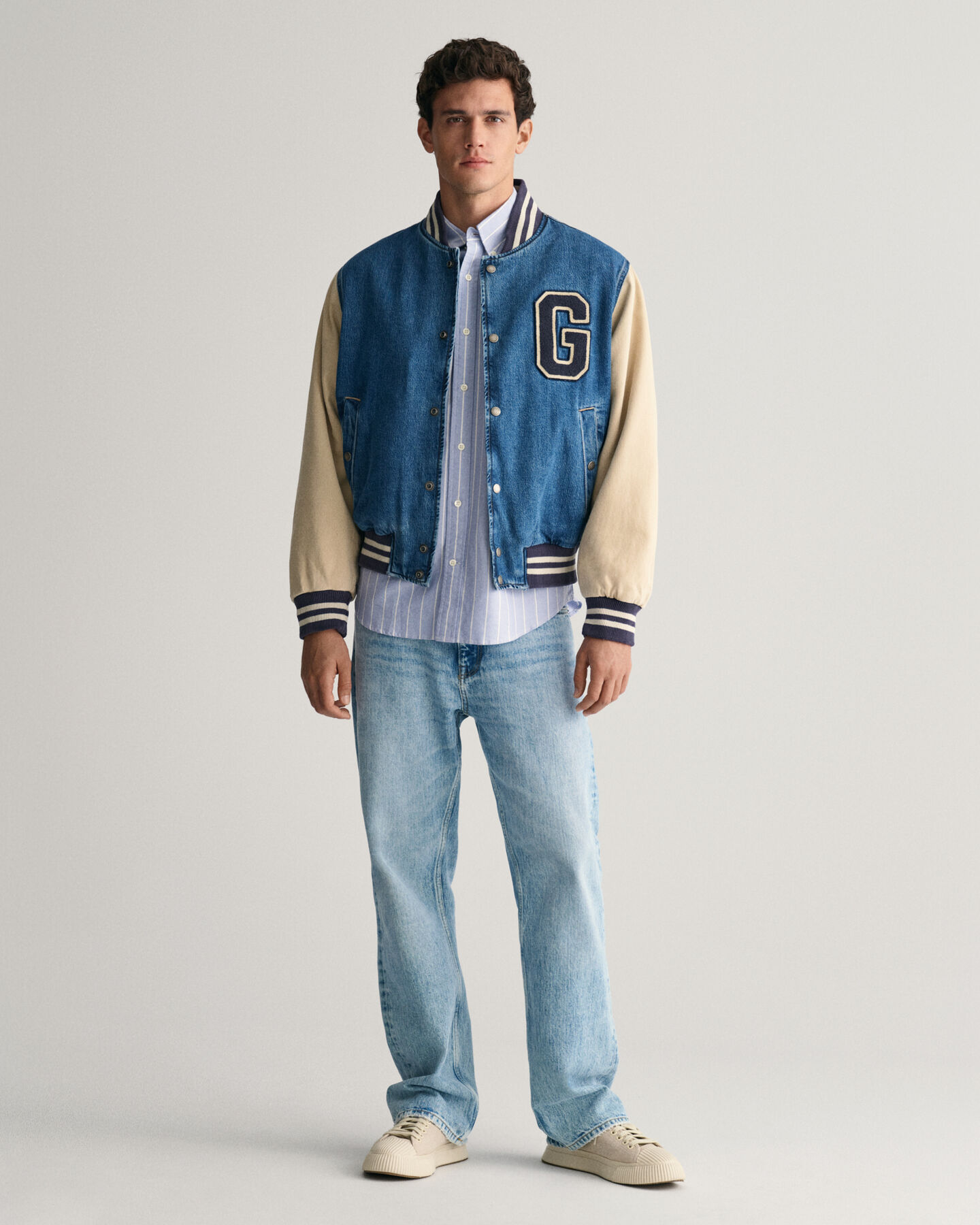 Relaxed Fit Heritage Oxford-Hemd mit Streifen