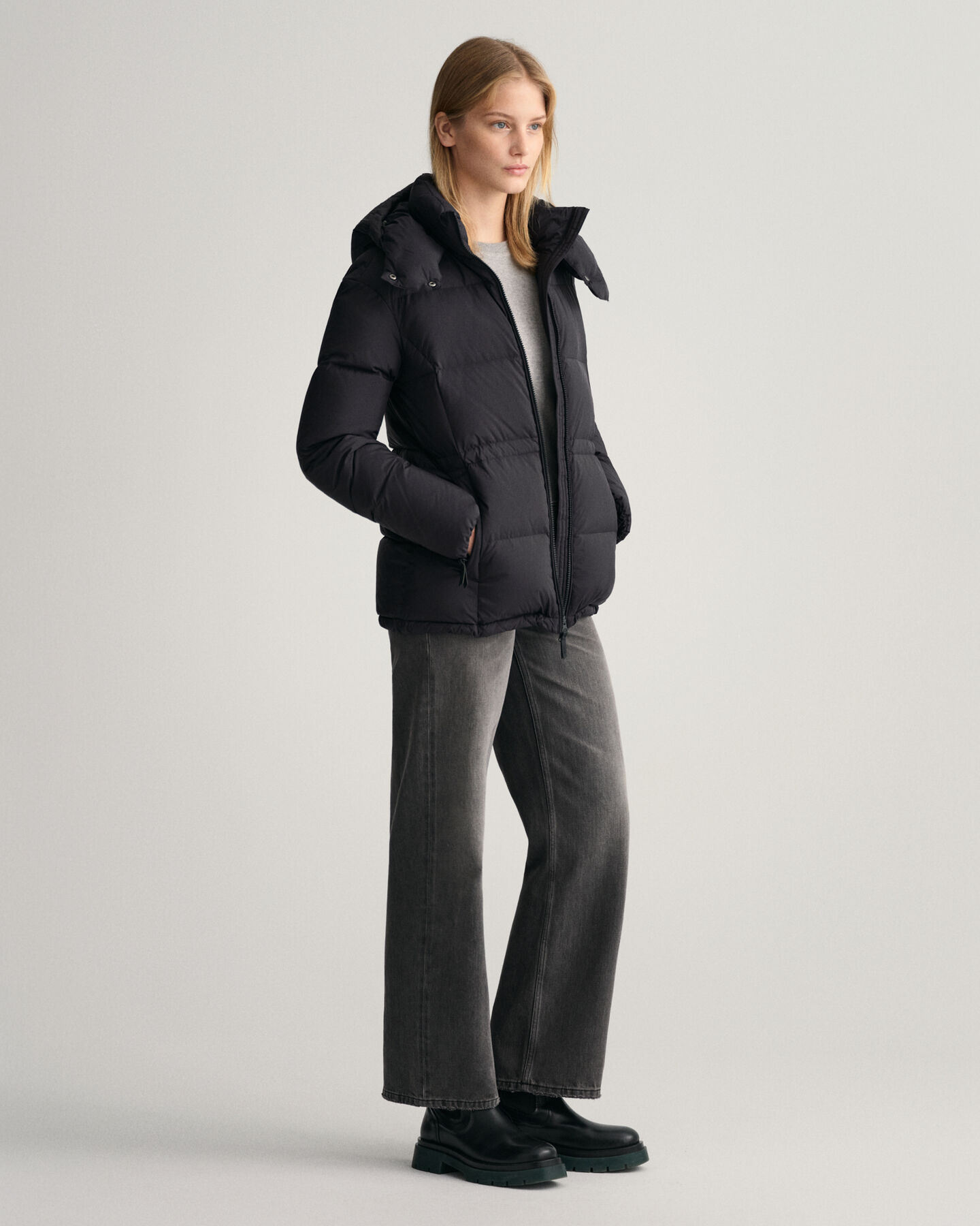 Mittellange Daunenjacke