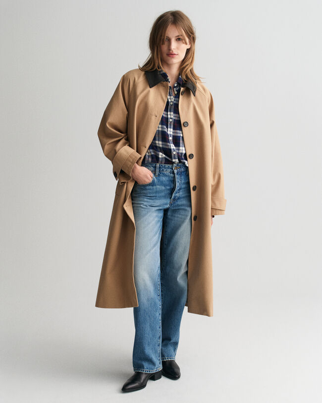 Relaxed Fit Flanellbluse mit Karomuster